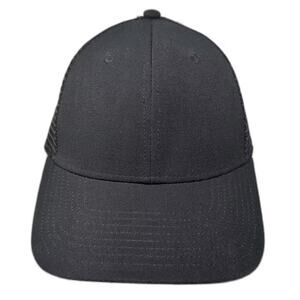 MiiR Trucker Hat Black Snapback OS Mesh Back Recycled Polyester Blank Plain